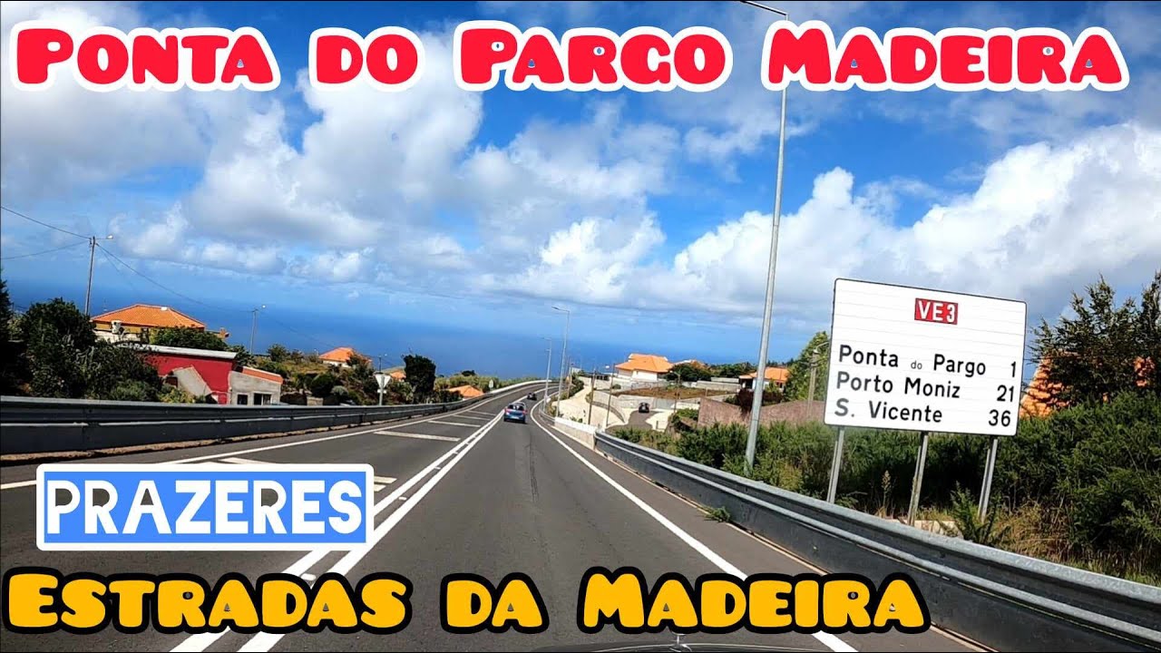 Desgarrada - Prazeres até Ponta do Pargo (Calheta) Estradas da Madeira Driving Car Portugal Popular