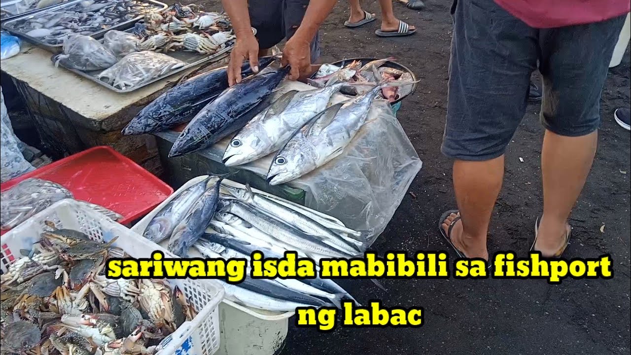 fishport ng labac naic cavite sariwang isda mabibili.