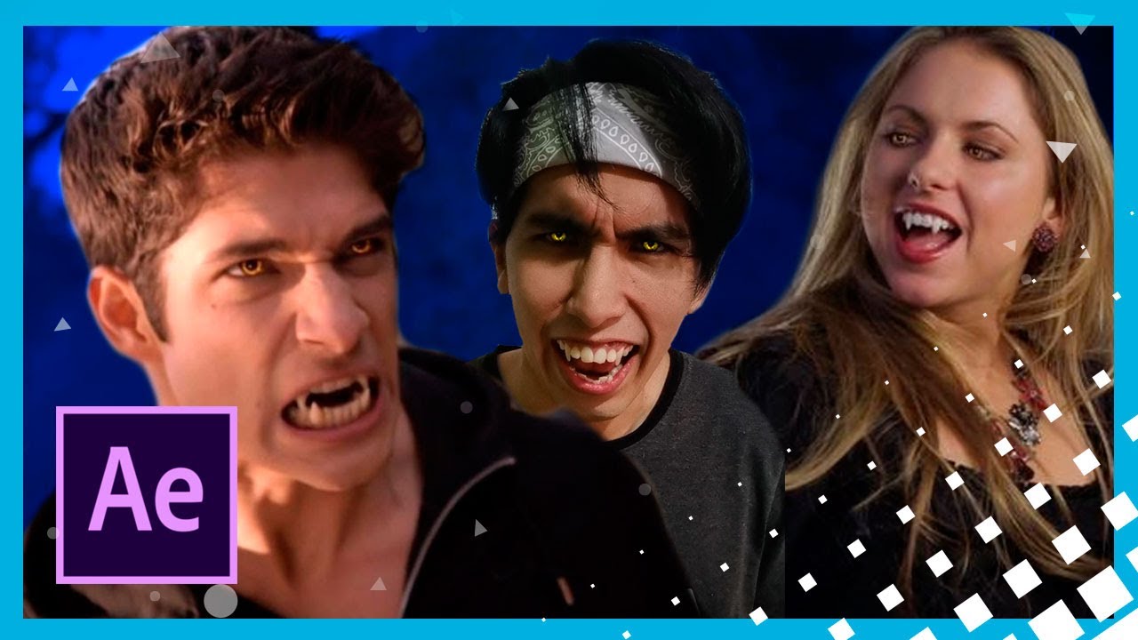 Efecto de Teen Wolf y Vampiros con After Effects (Uso del Tracking en Ae)