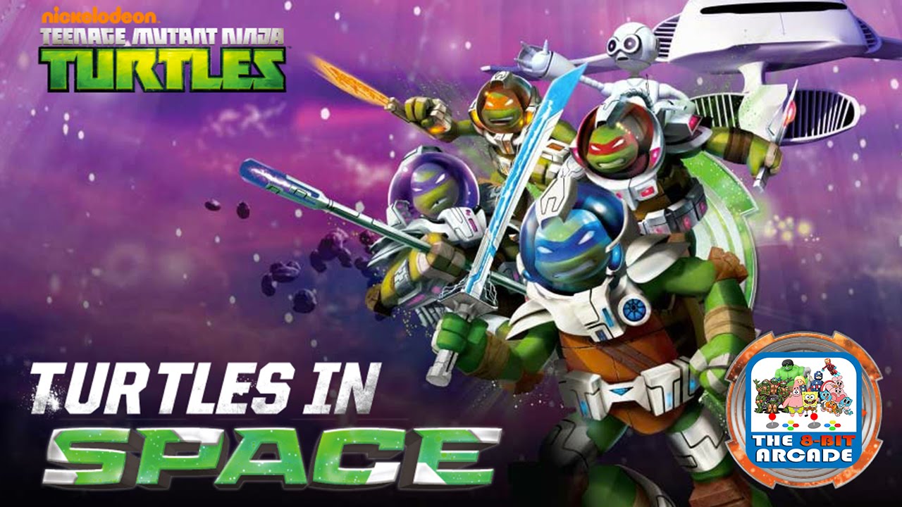 Teenage Mutant Ninja Turtles: Turtles In Space - Complete Space Missions (Gameplay)
