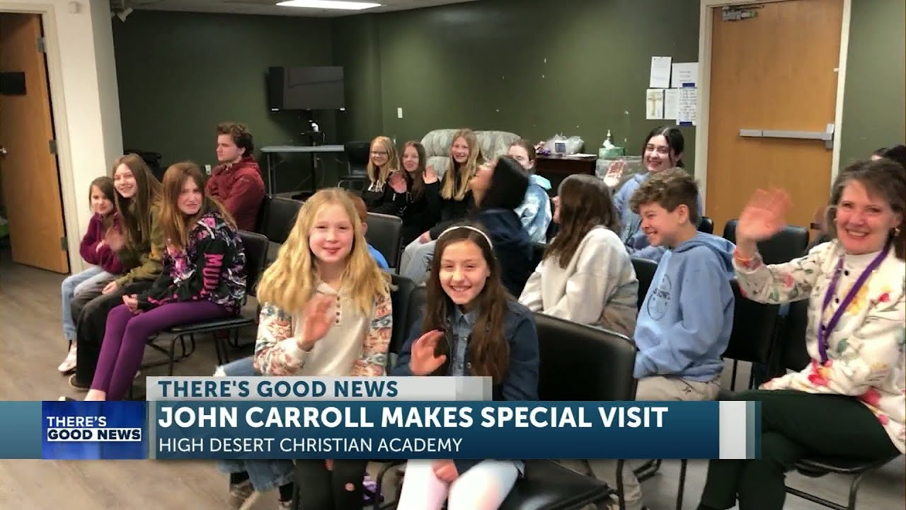 Let's Talk Weather, John Carroll Visits High Desert Christian Academy