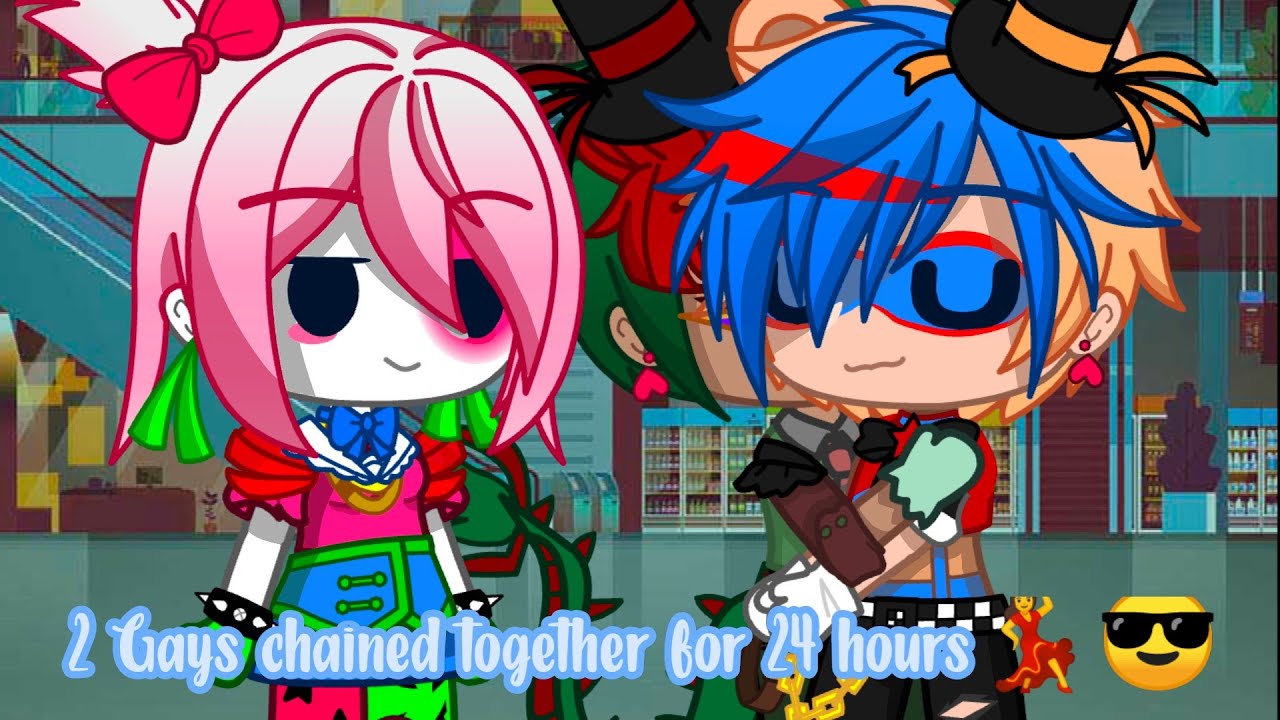 two gays chained together for 24 hours✨💅💃 || Unoriginal || Monty x Freddy || My AU ||