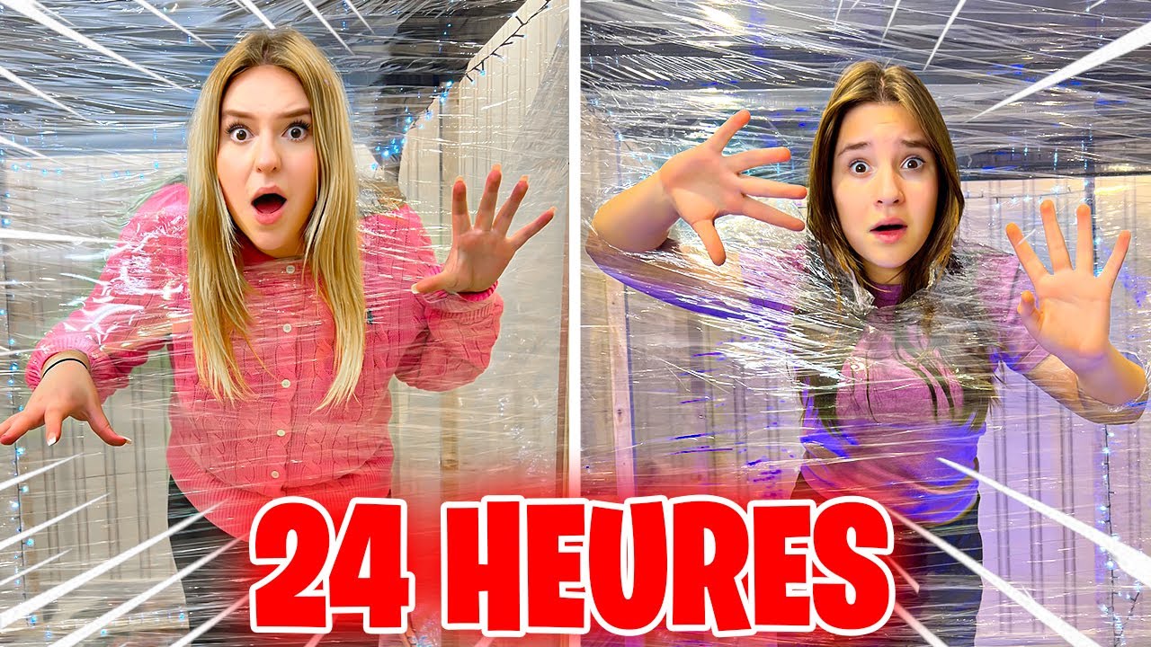 On Passe 24H Dans Nos Maisons En Film Plastique ! 24H Challenge