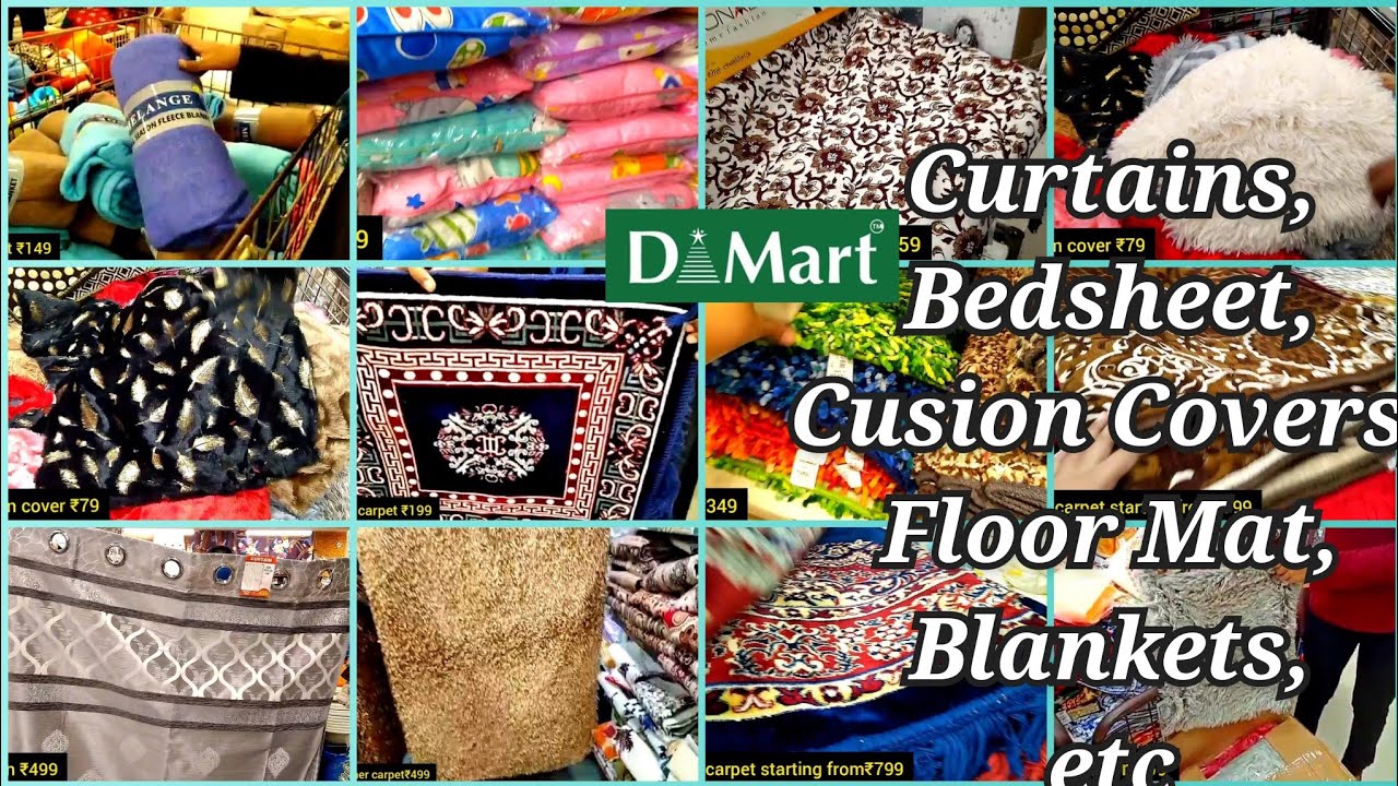 😍DMART LATEST CURTAINS, CARPETS, BEDSHEETS, PILLOW/CUSHION COVER, FLOOR MAT COLLECTION