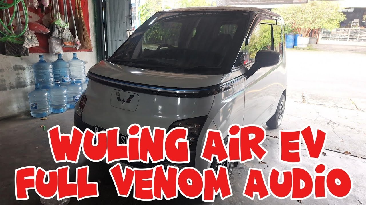 Wuling Air EV upgrade full Venom audio, audio mobil jogja 