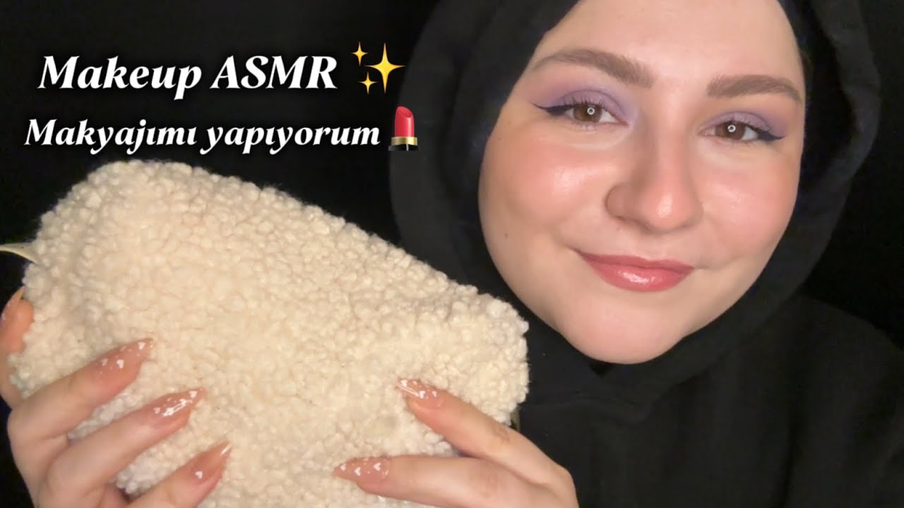 ASMR Makeup Routine | Makyajımı yapıyorum💄✨