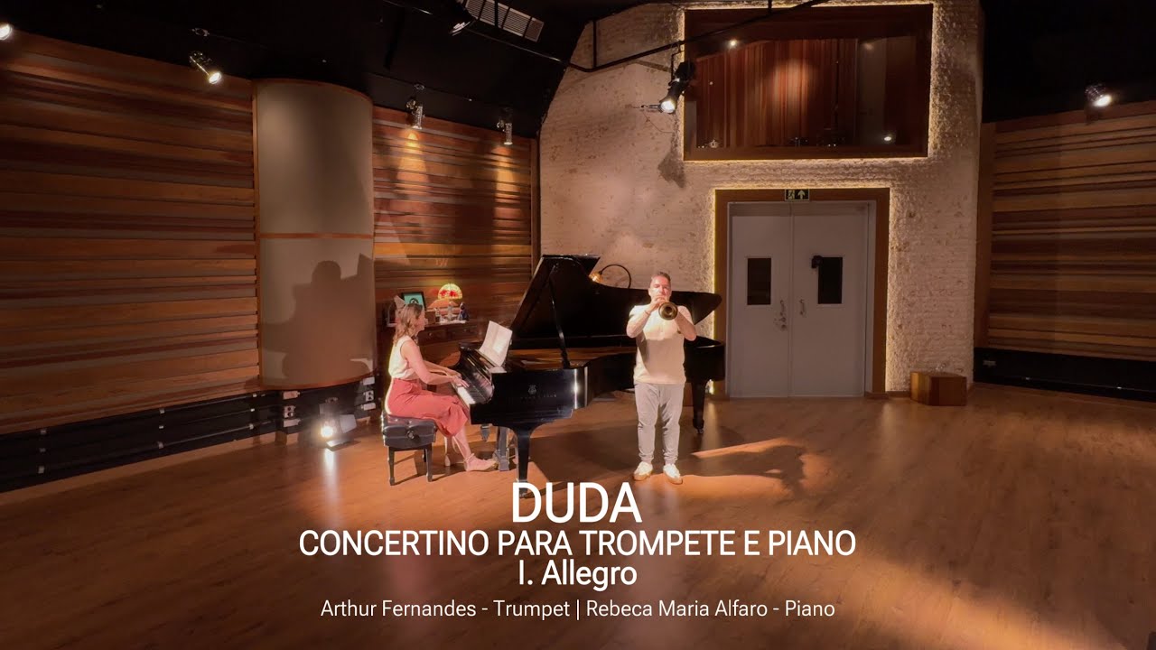 Duda, Concertino para Trompete e Piano I. Allegro - Arthur Fernandes