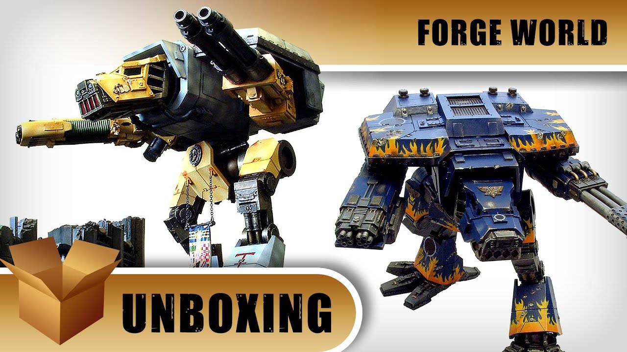 Unboxing: Forge World Lucius Pattern Warhound Titan