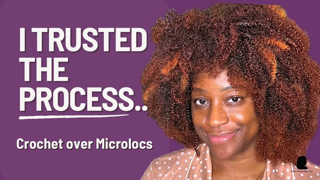 I Tried Crochet Over My Microlocs (Real Install + Next-Day Update)