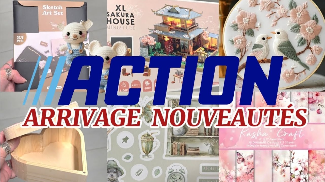 ARRIVAGE ACTION ~ LOISIRS CRÉATIFS +🎁