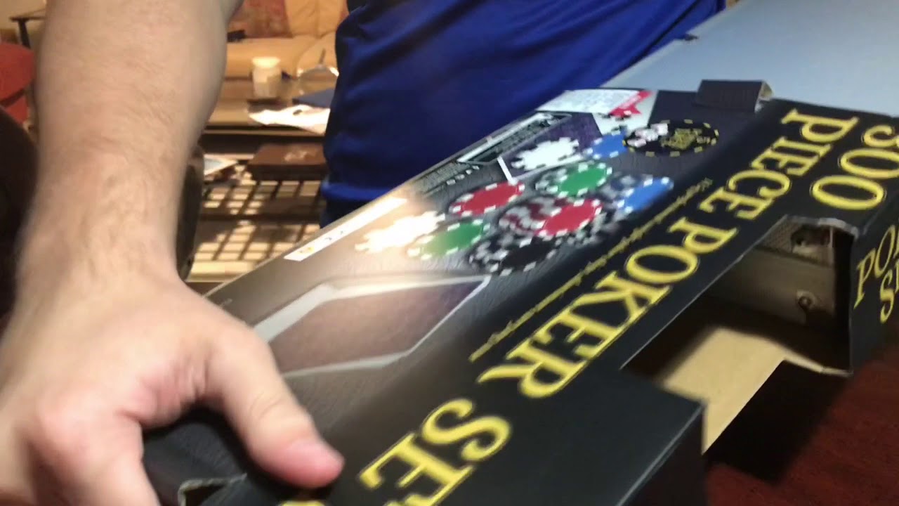 Poker set Unboxing!! 2018