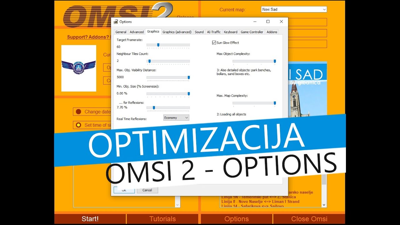 OMSI 2 | podesavanja - optimizacija