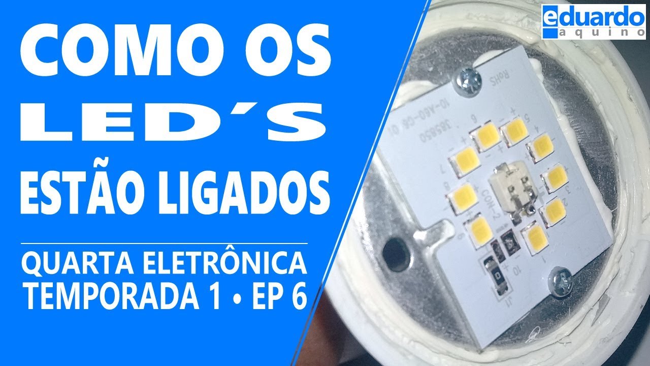 Identificando a Tensão, Descobrindo como os LEDs estão Ligados na Lâmpada LED