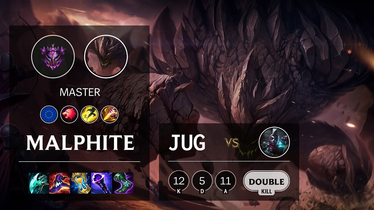 Malphite Jungle vs Ekko - EUW Master Patch 11.17