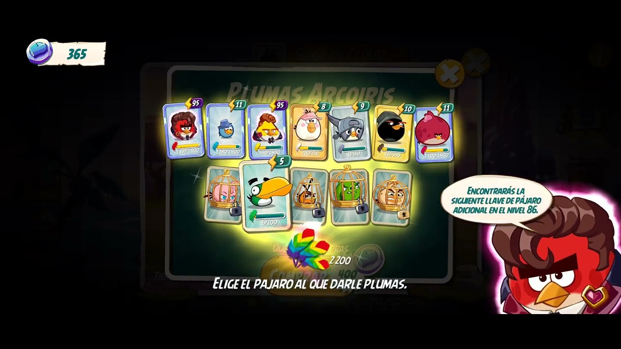Angry birds 2:Giving Hal, Red and Chuck an upgrade