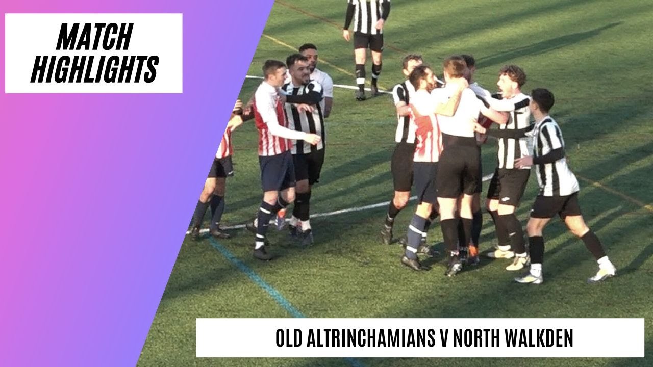 Explosive Manchester Derby! | Old Altrinchamians AFC v North Walkden | Match Highlights