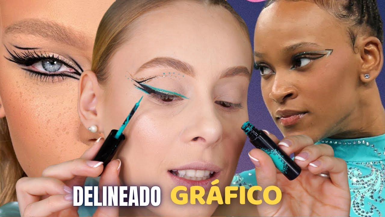 COMO FAZER UM DELINEADO GRAFICO da REBECA ANDRADE