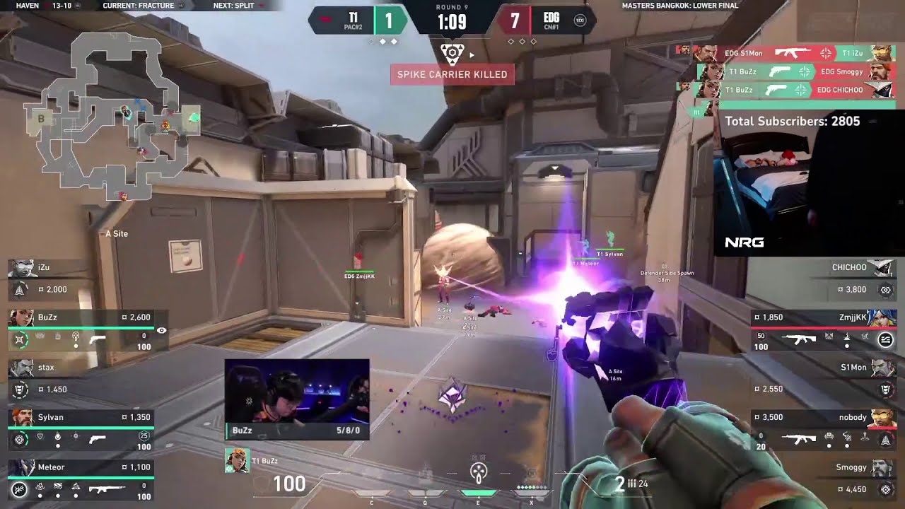 Shanks reacts to T1 Buzz's INSANE 4k against EDG