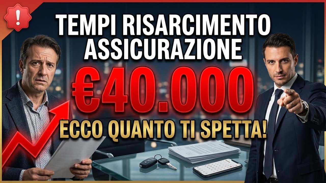 RISARCIMENTO ASSICURAZIONE: i Tempi Esatti (e Come Accelerarli per &euro;40.000)