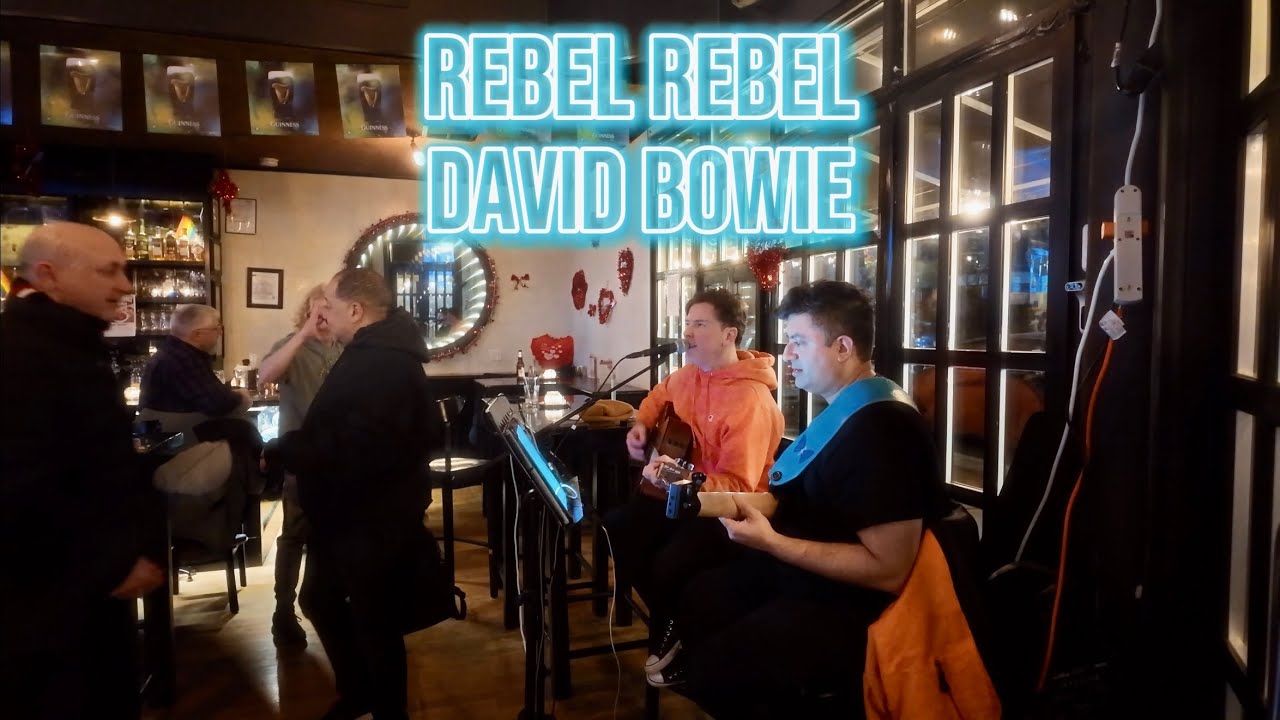 Rebel Rebel by David Bowie, cover by David Gagne & Hari Nandu at The Skillman, Fodera Mini MG bass
