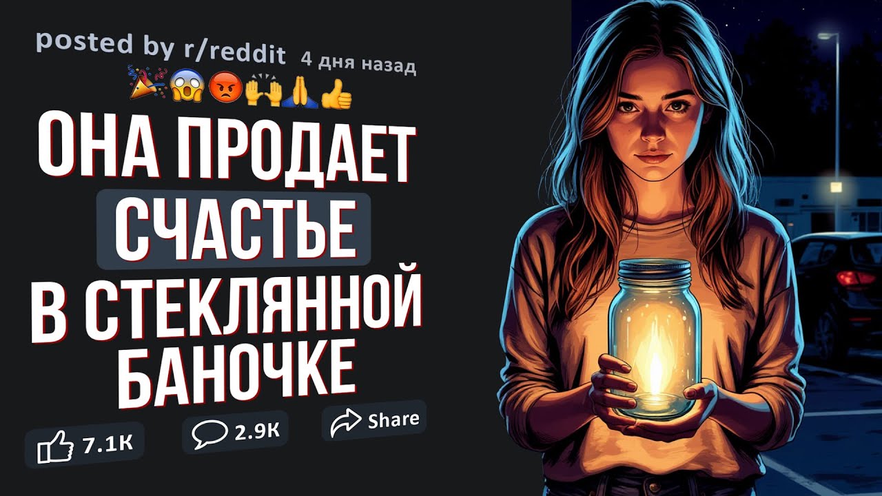 ЖУТКАЯ ИСТОРИЯ С РЕДДИТ. Счастье в стеклянной банке
