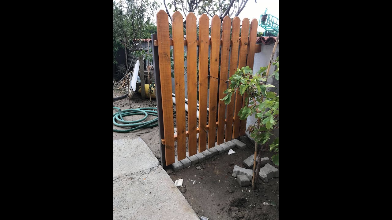 Ahşap bahçe çiti yapıyorum. Ahşap bahçe çiti nasıl yapılır, aşama aşama anlattım