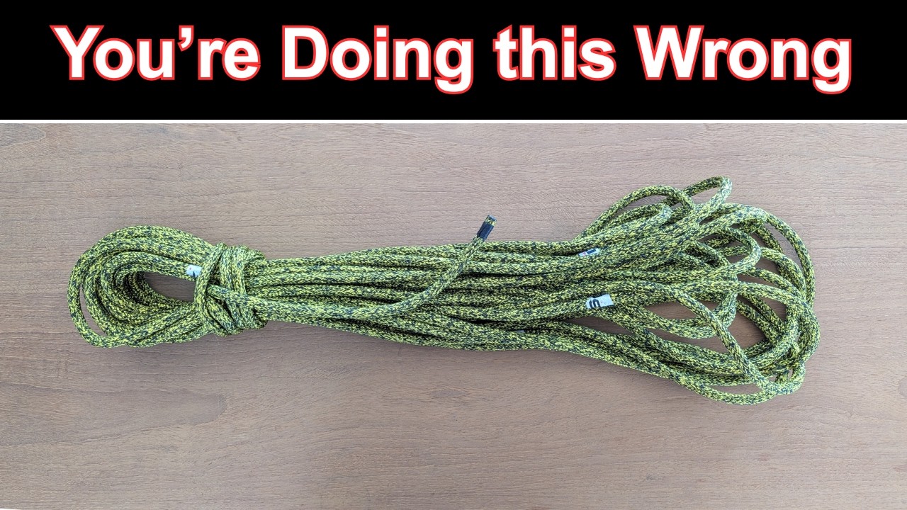 How to Coil a Rope the Proper Way with no Twist