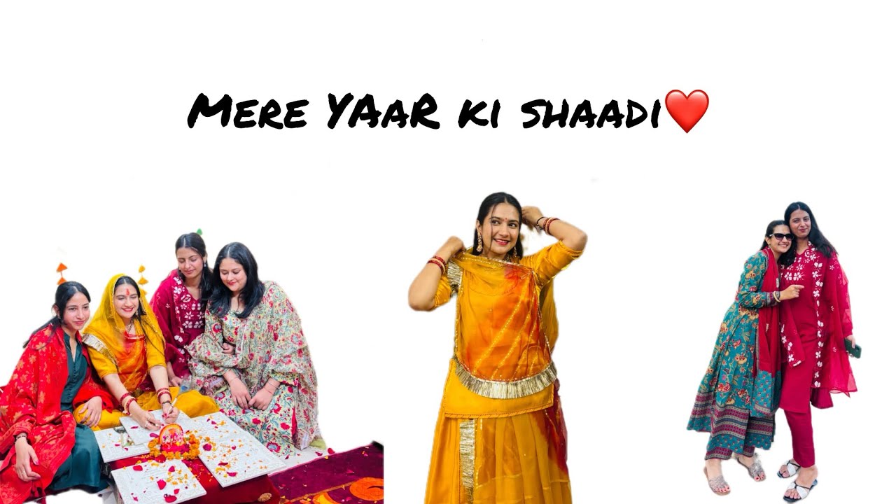 Vishakha ke Peele Chawal!❤️ #rajputiwedding #rituals #creativecontentcreator #weddingvlog 