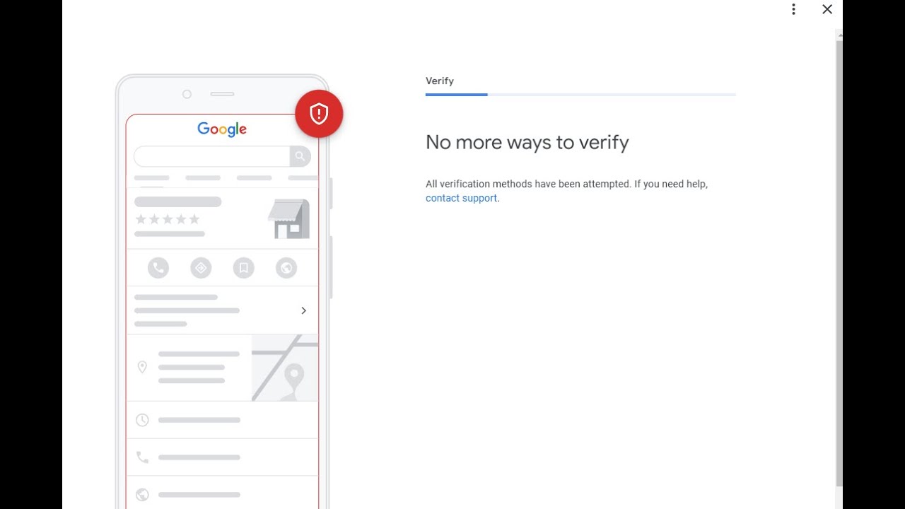 How to Navigate No More Ways To Verify on Your Google Business Profile