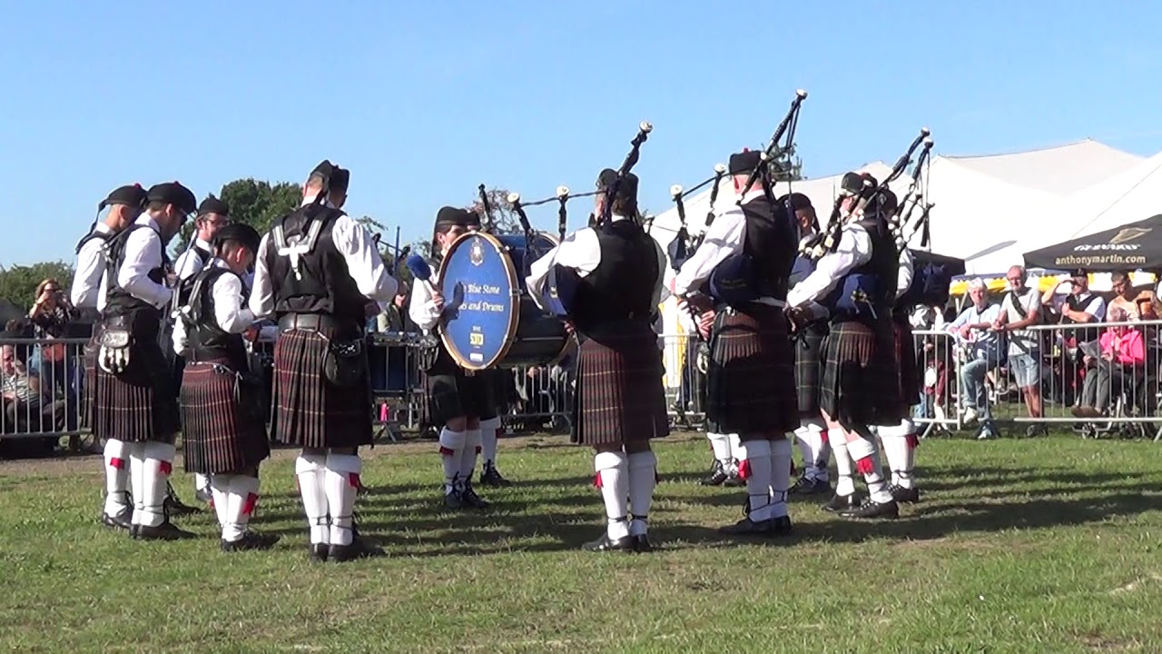 The Blue Stone Pipes & Drums - Grade 4 - Bilzen 2019