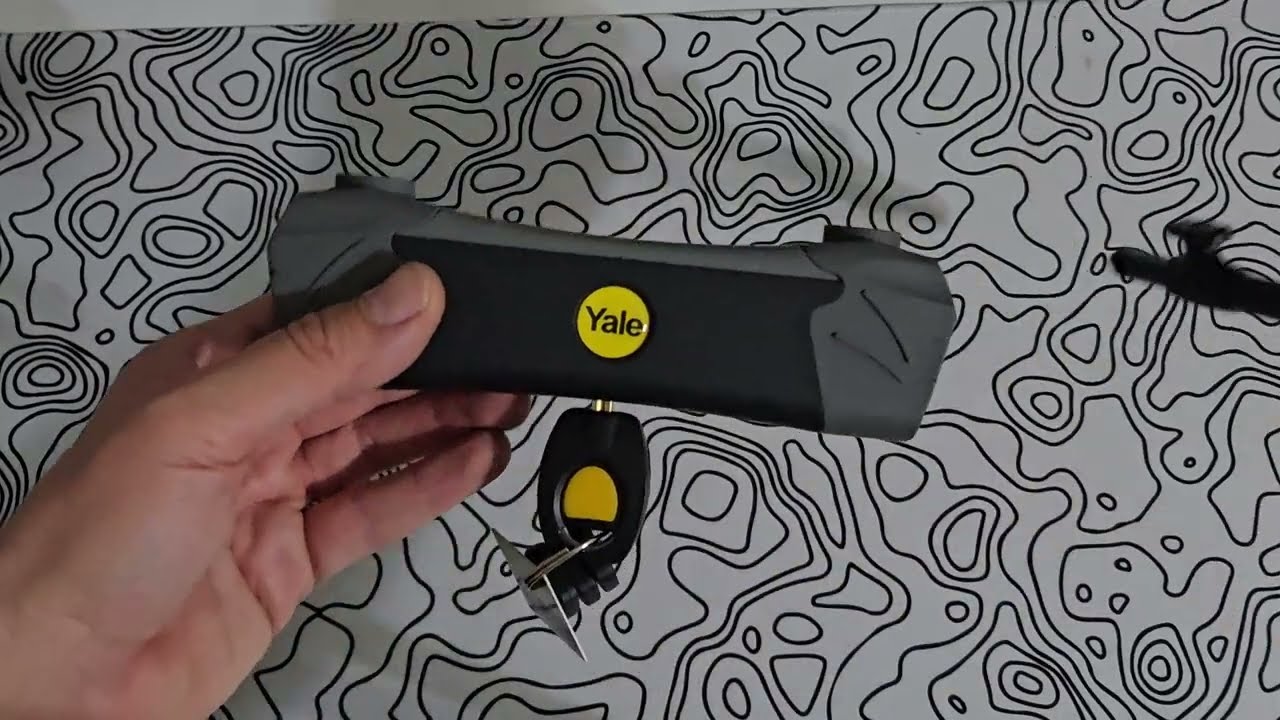 Yale YUL3C/14/230/1 Maksimum Güvenlikli Kablolu U Bisiklet Kilidi (Yale Maximum Security Bike Lock)
