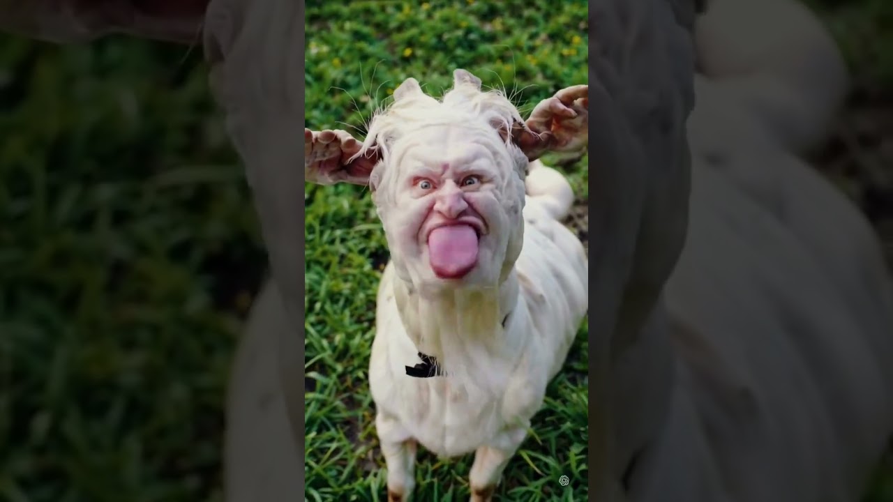 Sheep with a human face