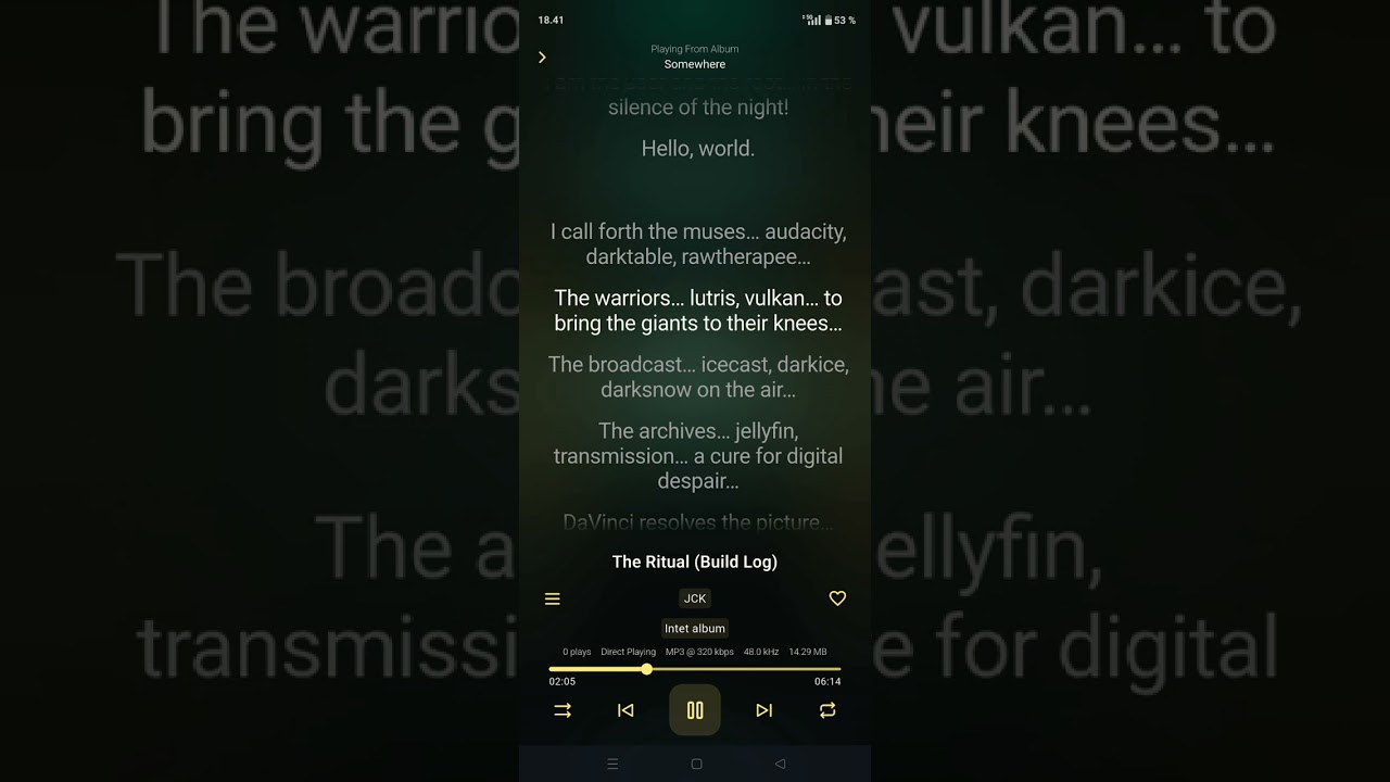 JCK - THE RITUAL (Build Log)