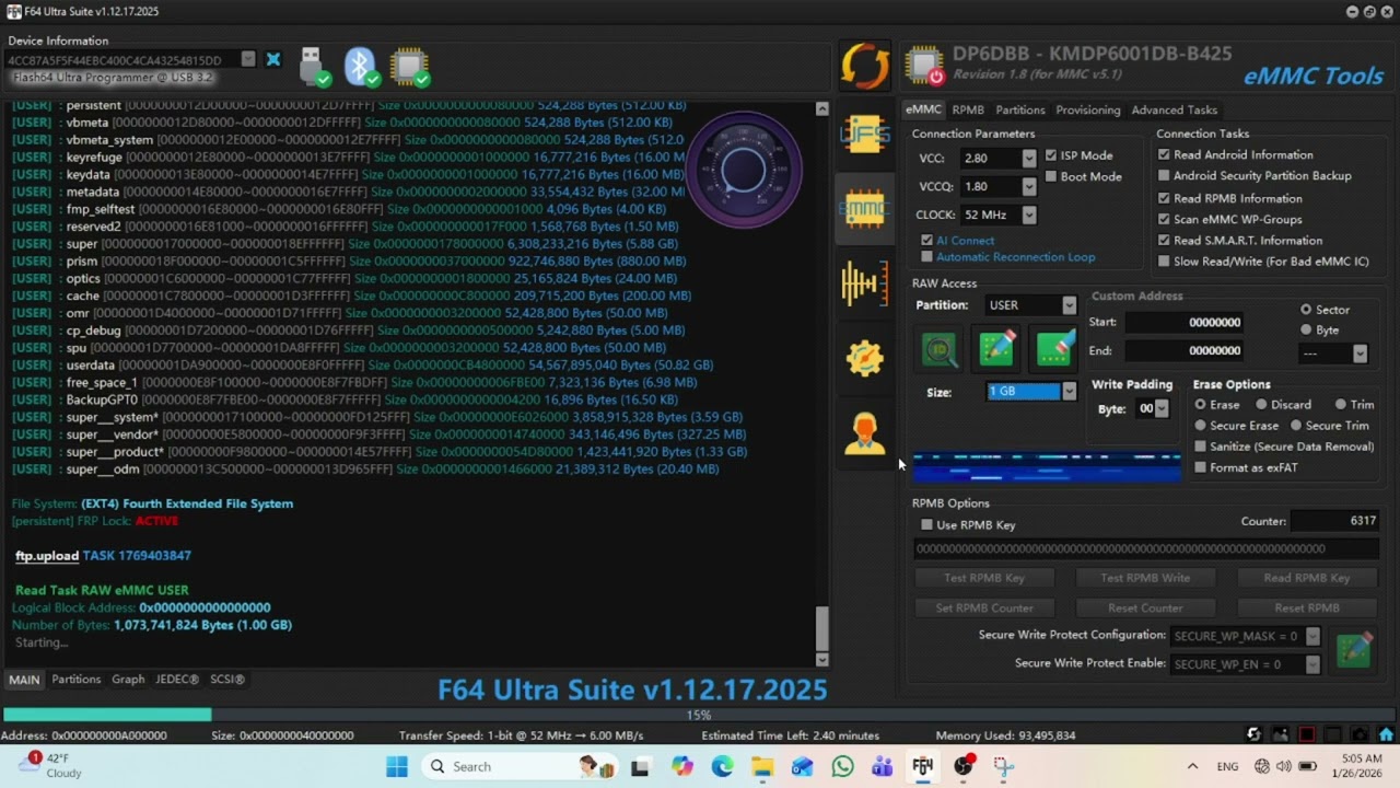 سحب دامب 1 قيقا وحذف frp جهاز سامسونج a135f سحب دامب 1 قيقا وحذف frp