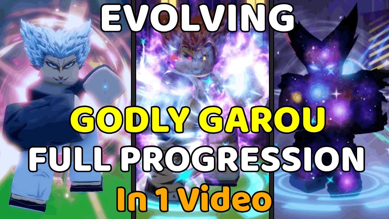 Evolving GODLY Garou Full Progression in Anime Last Stand!