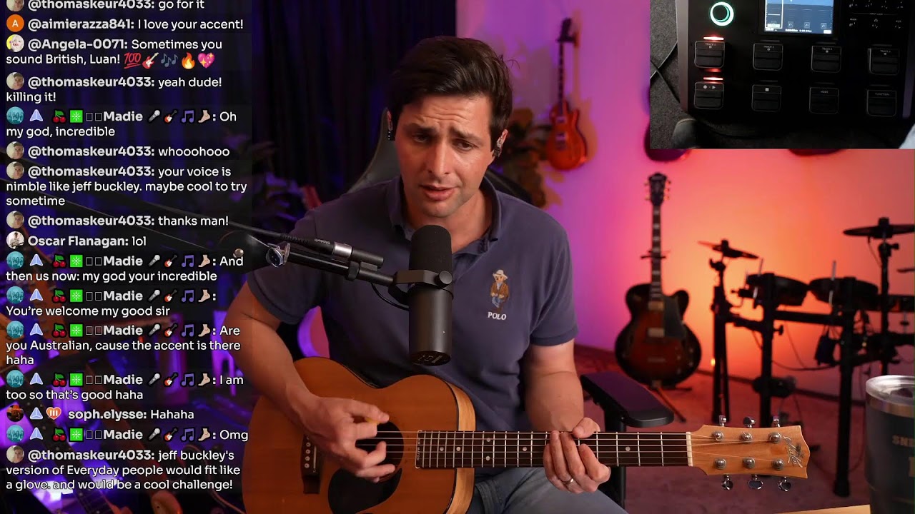 Singing Covers w/Looper X and Guitar Solos