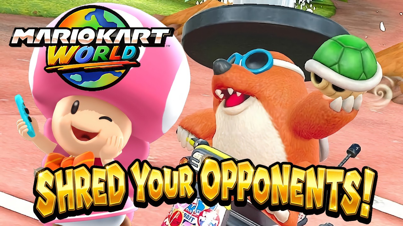 Mario Kart World Balloon Battle Rocky Wrench Gameplay 3 Rounds