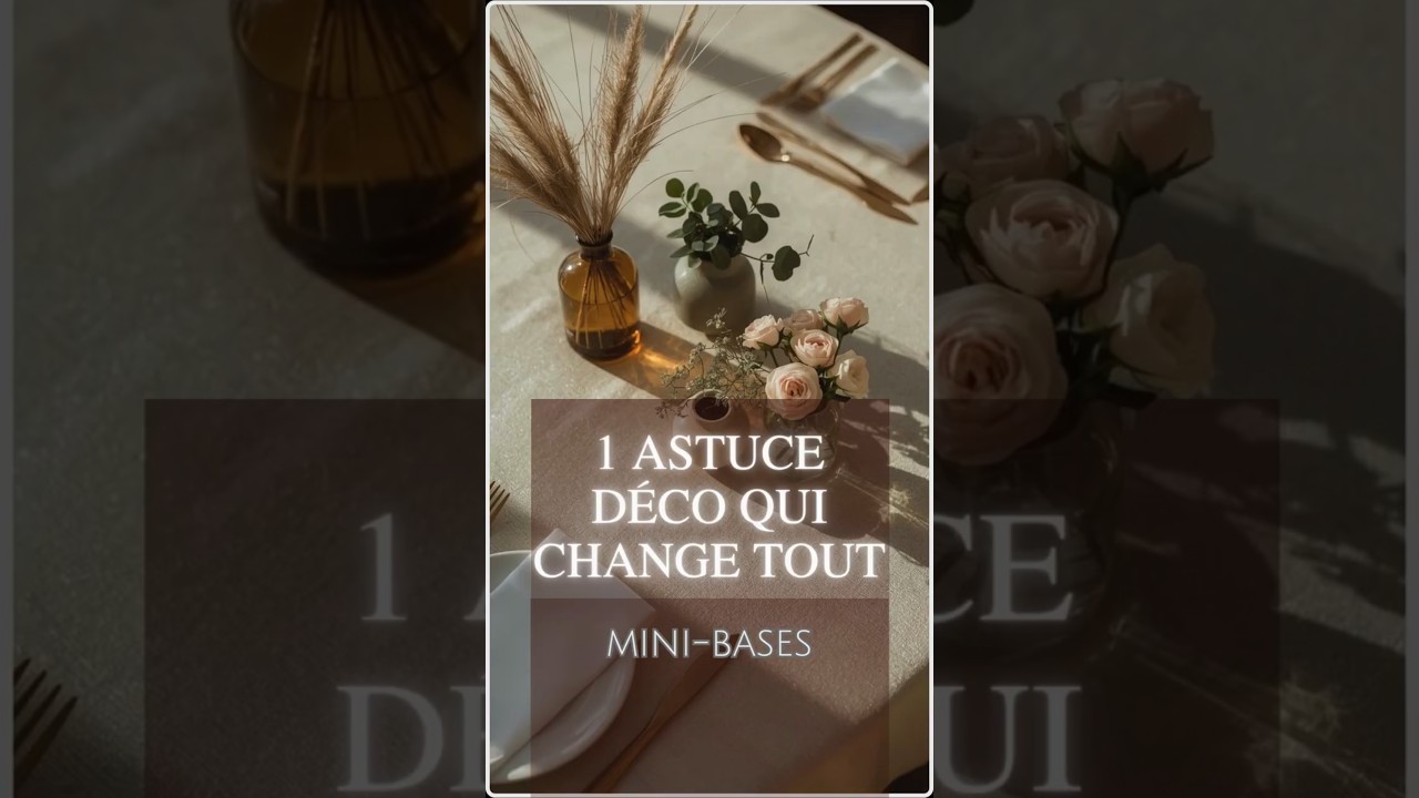 D&eacute;core ta table de mariage autrement ! 💡 #mariage2025 #mariagetendance  #conseilsmariage #mariage
