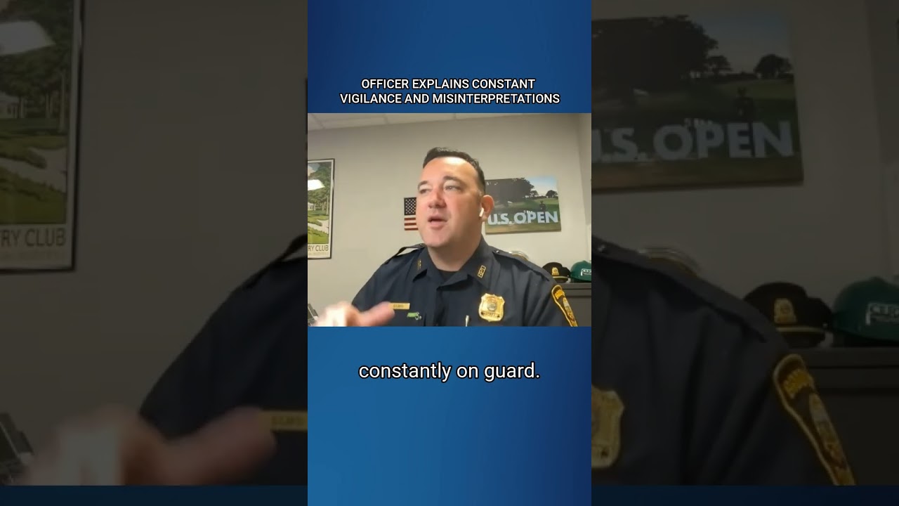 Misinterpreting police vigilance  #safetytips