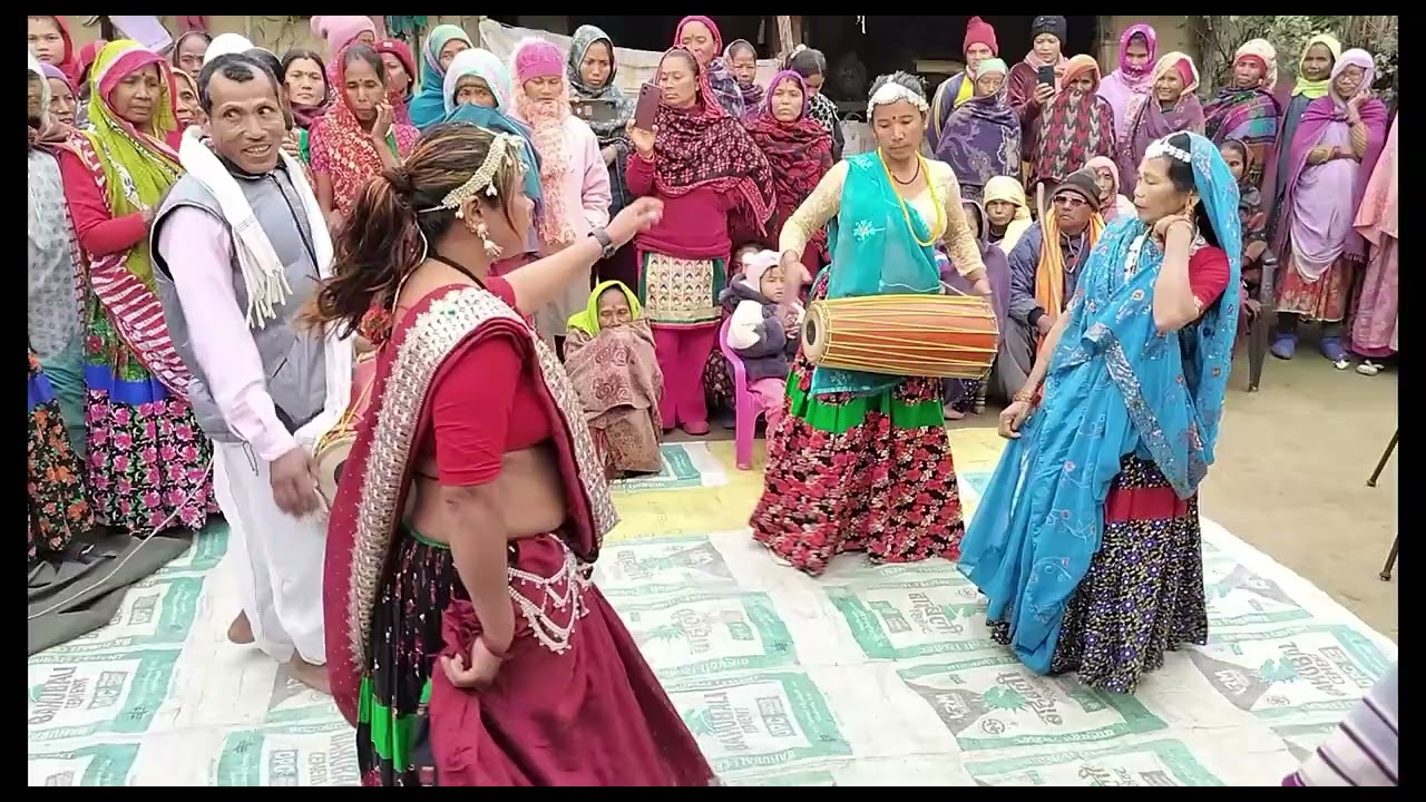 uhe bhata ture gaili uhe bhata sariya Tharu culture machhagadh bardiya