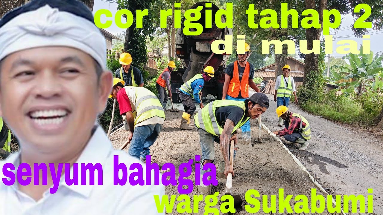 COR RIGID TAHAP 2 PANGLES CIBATU SUDAH MULAI !! JALAN JADI TAMBAH MULUS