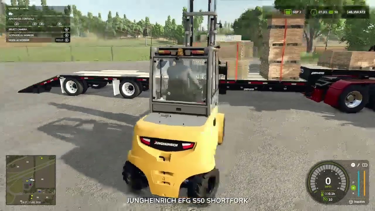 Farmer Simulator 25 building a new house day 2