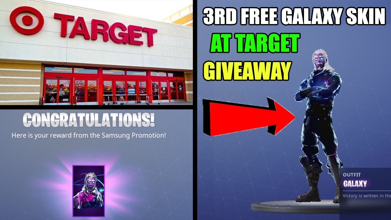 Store method works 3rd Free Fortnite Galaxy Skin Giveaway