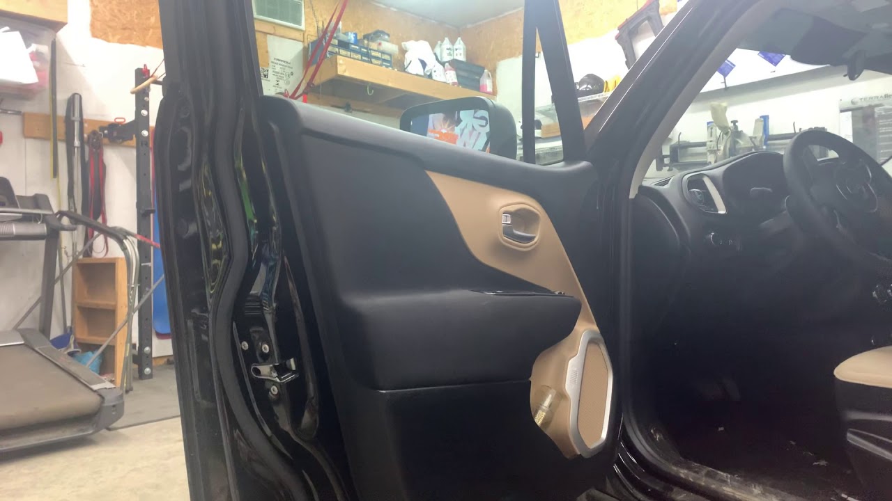 How to: 2017 Jeep renegade front door panel removal