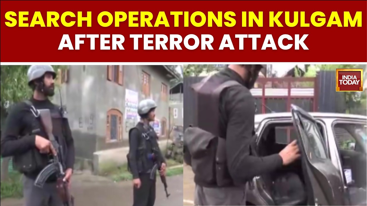 Kulgam Terror Attack: Massive Manhunt After Two Chhattisgarh Labourers Killed | India Today