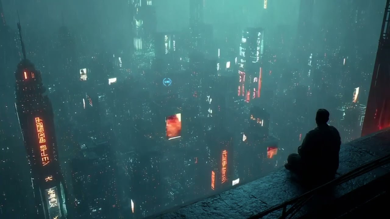 Blue Lull  *  Relaxing Blade Runner Vibes Soundscape
