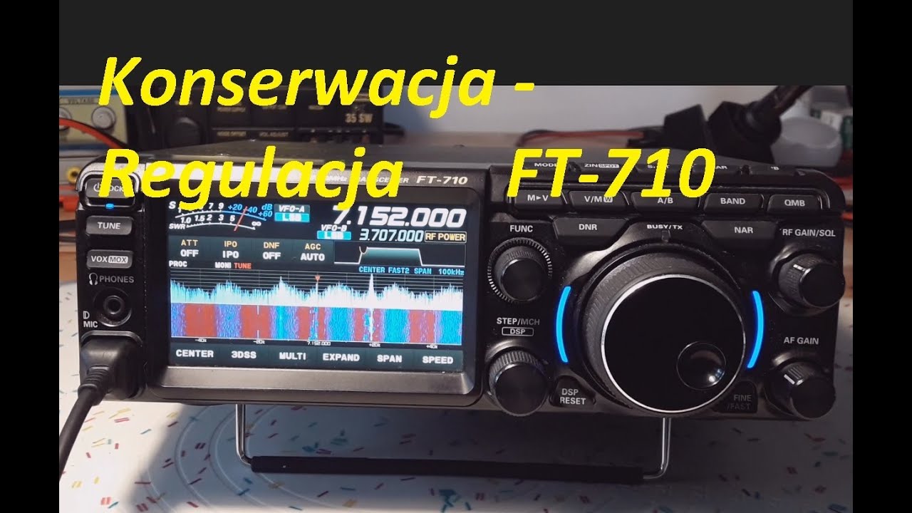 HF + 50MHz Transceiver Yaesu FT710 . Konserwacja i regulacja cz 1