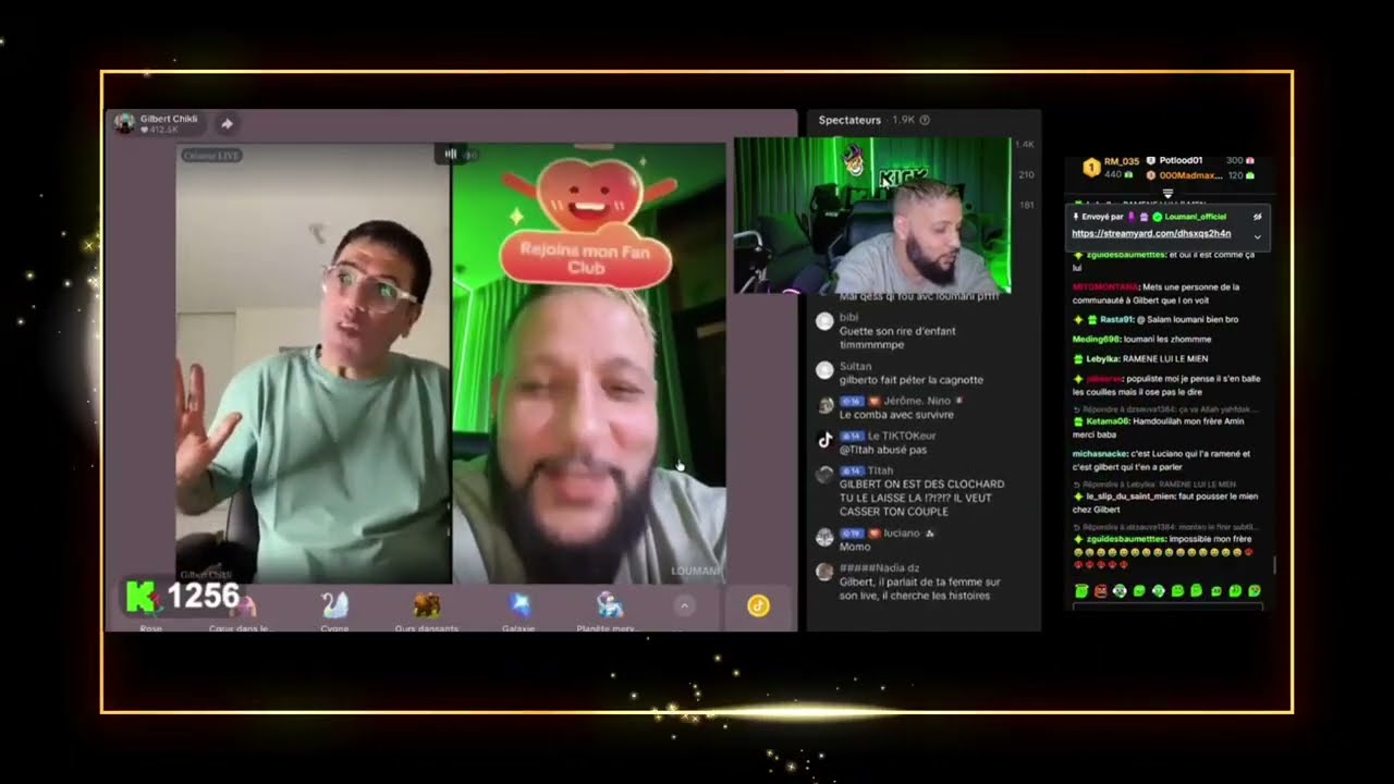 Loumani officiel  Watch on Live #kick & Gilbert Chikli