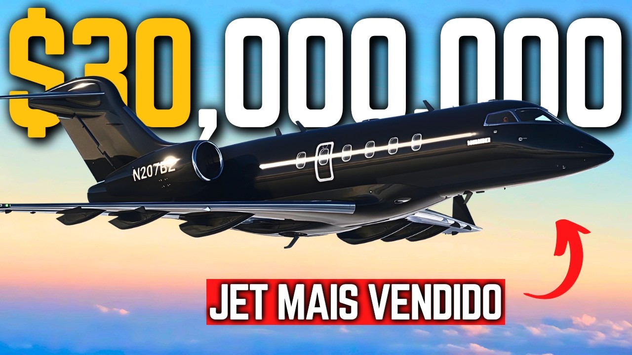 O Jet de $30 Milhões Bombardier Challenger 350