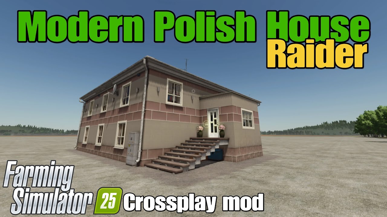 Modern Polish House / FS25 crossplay mod